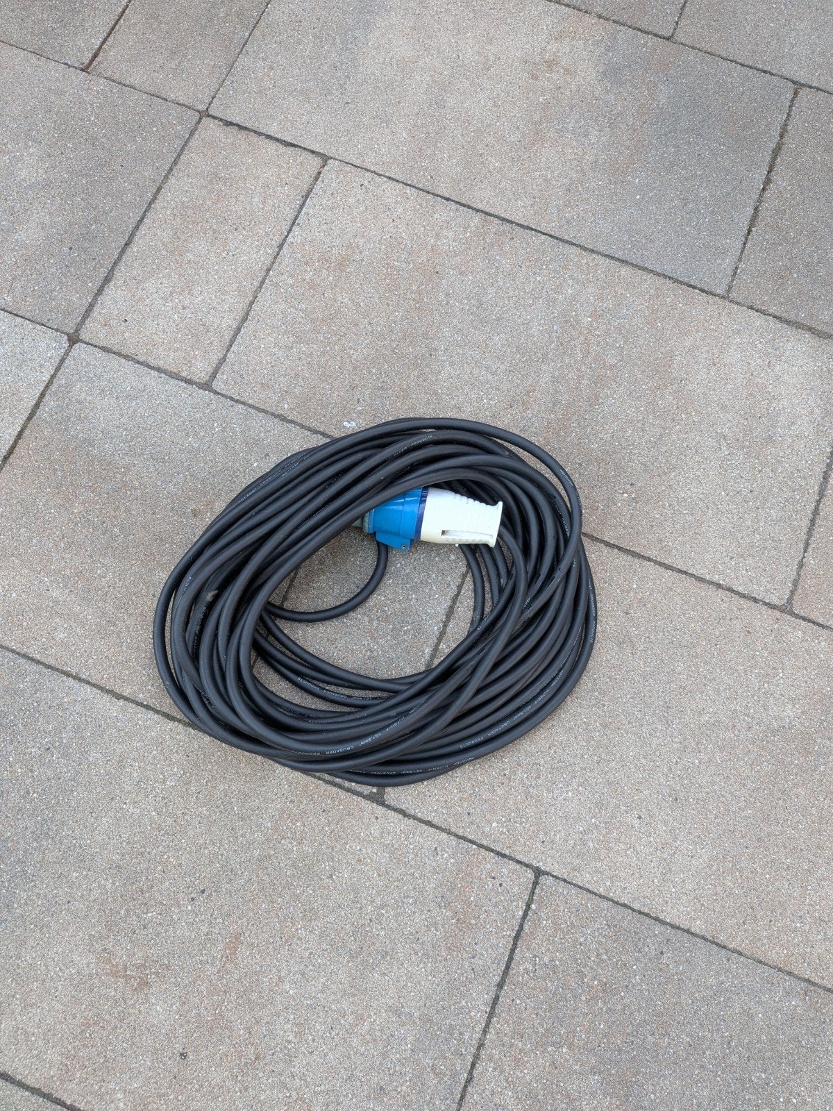 caravan kabel 20 meter, Ophalen