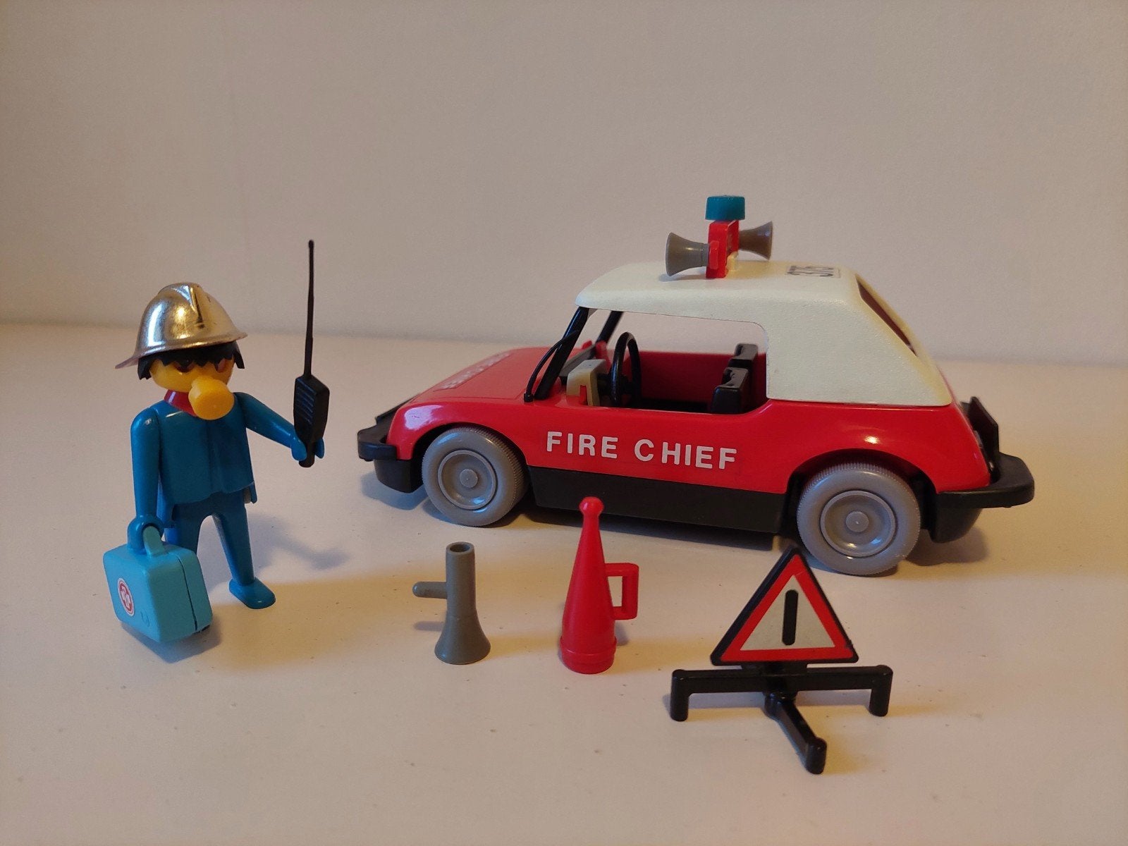Playmobil Fire chief 3216 (vintage), Ophalen of Verzenden, Gebruikt