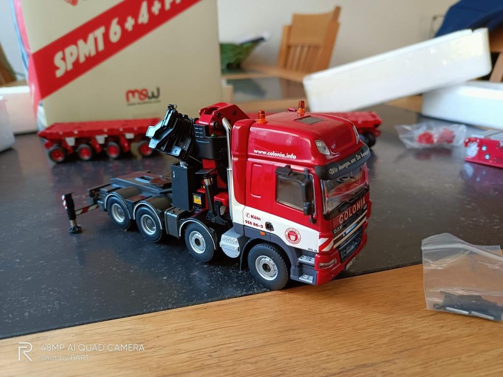 DAF CF MET PALFINGER PK53002-SH COLONIA WSI, Hobby en Vrije tijd, Ophalen of Verzenden, Nieuw, Bus of Vrachtwagen, Wsi