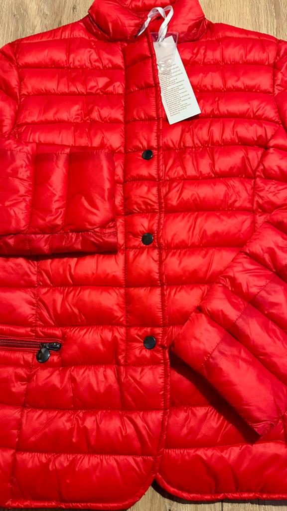 Rode dames jas, kort jasje, maat 38/40,, Kleding | Dames, Ophalen of Verzenden, Zo goed als nieuw, Maat 38/40 (M), Rood