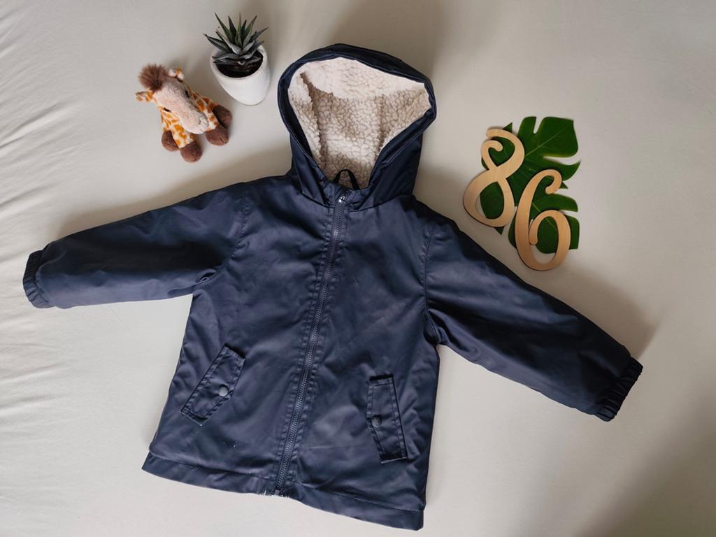 Prenatal winterjas / regenjas gevoerd maat 86, Kinderen en Baby's, Babykleding | Maat 86, Gebruikt, Jongetje, Jasje, Ophalen of Verzenden