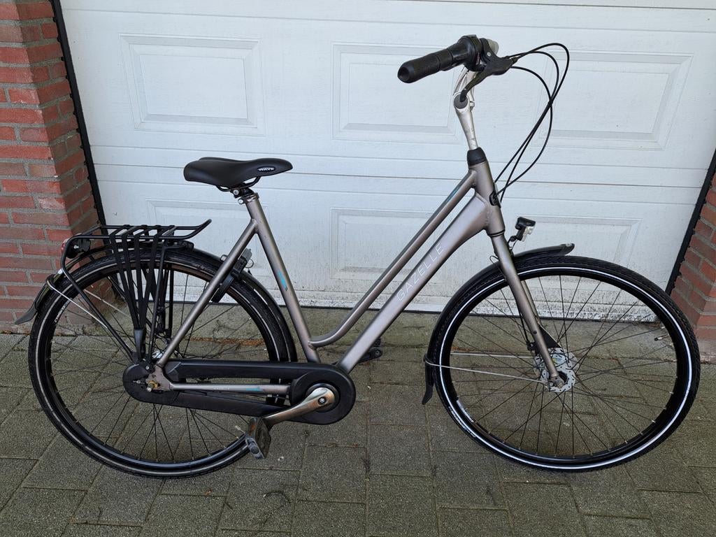 Dames gazelle vento c7 inzgst, Fietsen en Brommers, Fietsen | Dames | Damesfietsen, Ophalen, Versnellingen, 56 cm of meer, Zo goed als nieuw