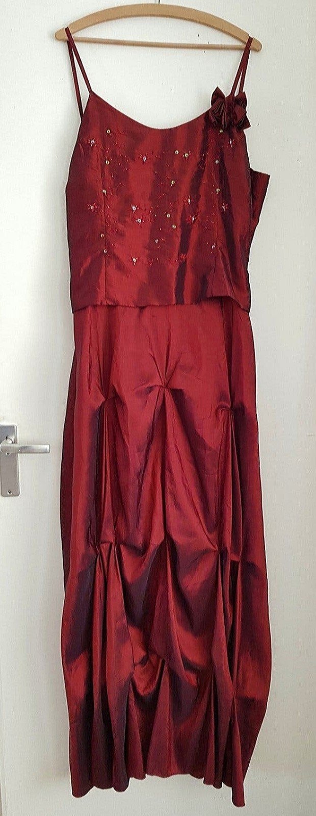 NIEUW Galajurk feestjurk rood (XL), Kleding | Dames, Galajurk, Maat 46/48 (XL) of groter, Ophalen of Verzenden, Zo goed als nieuw