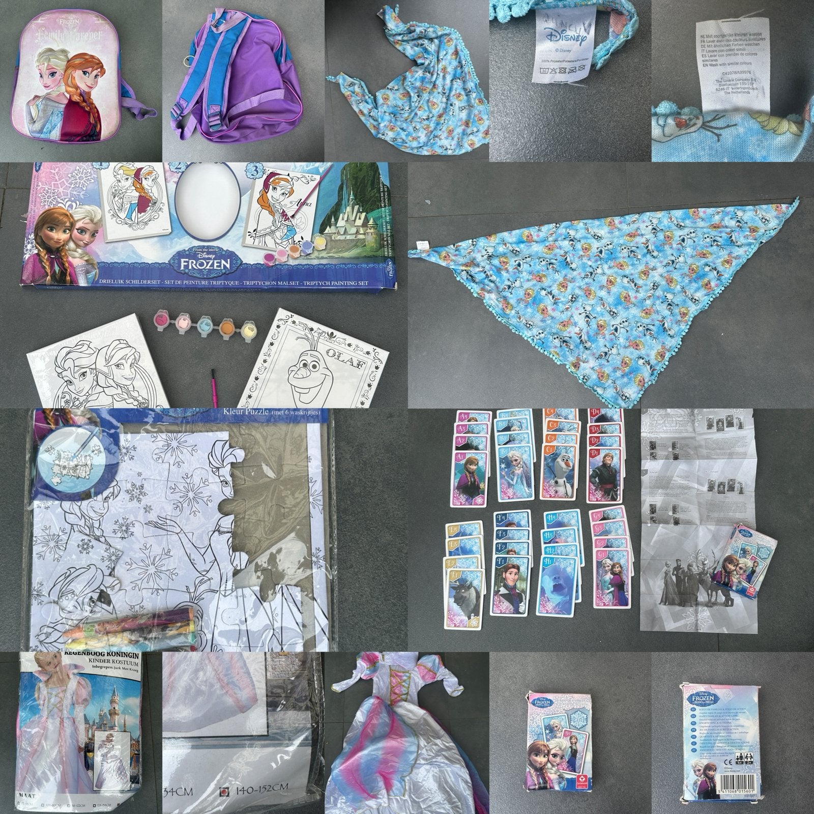 Diverse Elsa, Anna, Olaf van Frozen spullen, Ophalen, Zo goed als nieuw