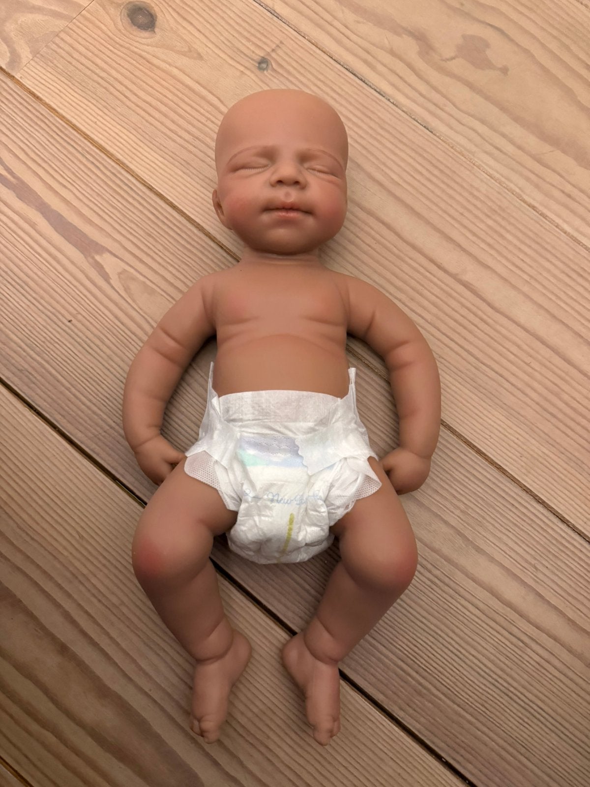 Siliconen babyjongen, kan hele speen in €50, Verzamelen, Ophalen of Verzenden, Zo goed als nieuw, Pop
