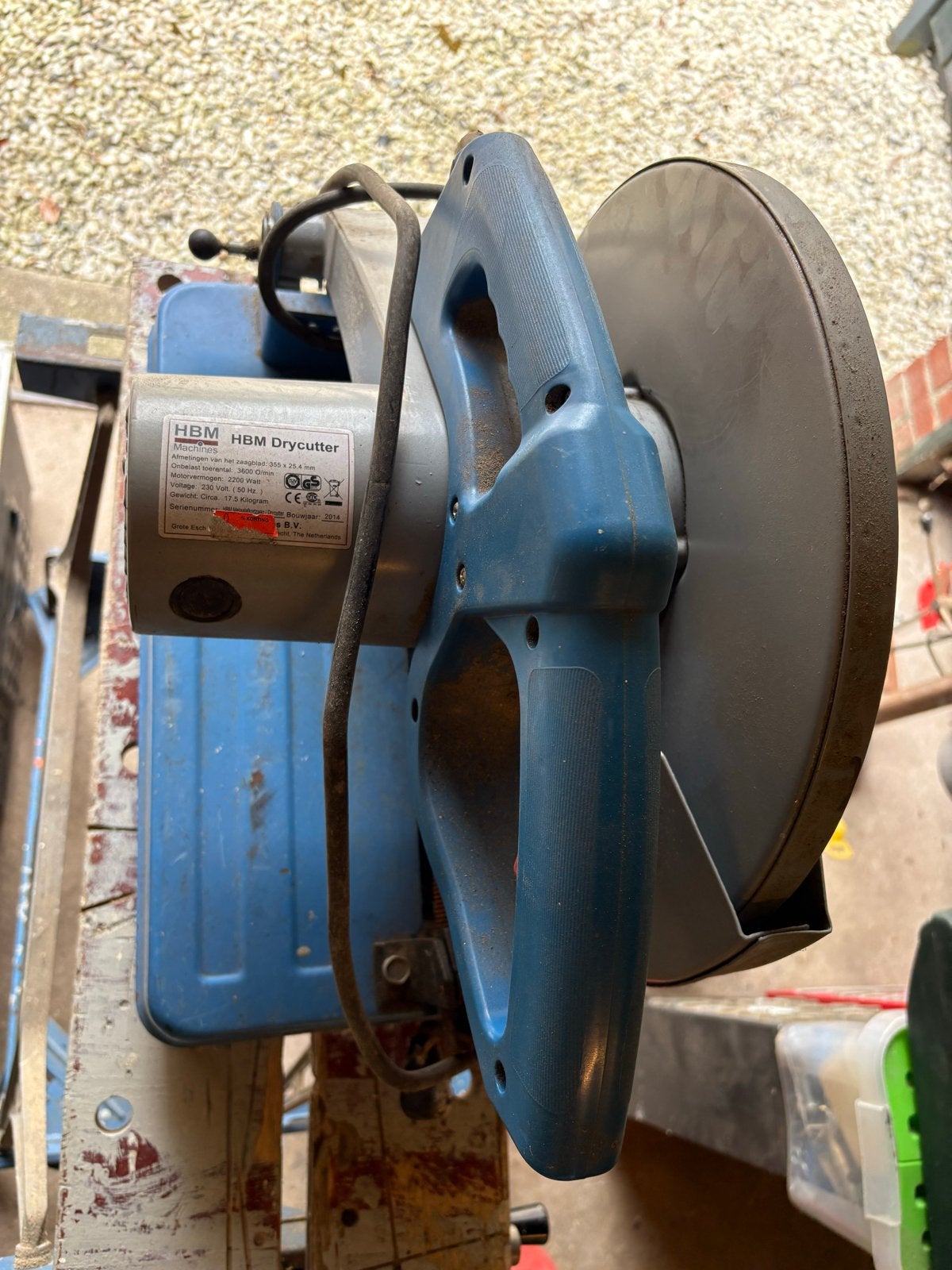 HBM Drycutter Afkortzaag - Metaalzaag, Ophalen, Gebruikt, 70 mm of meer, Afkortzaag