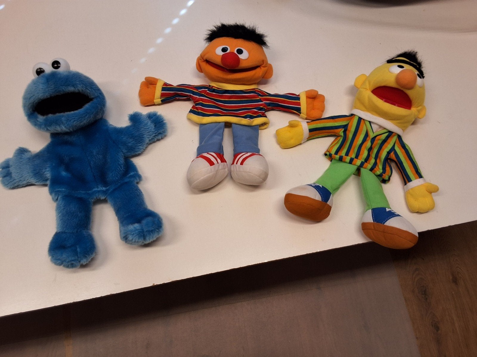Sesamstraat Handpoppen: Koekiemonster, Ernie & Bert, Gebruikt, Overige merken, Overige karakters, Overige typen