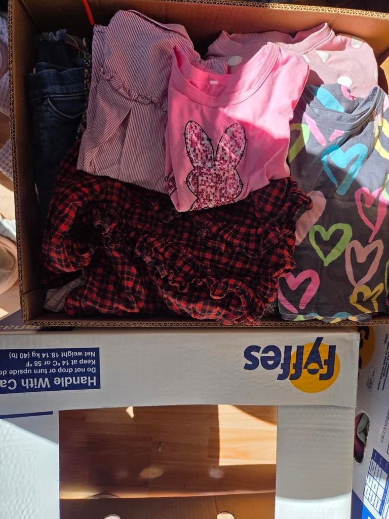 Bananendoos meisjes kleding maat 92, Broek, Meisje, Ophalen of Verzenden, Zo goed als nieuw
