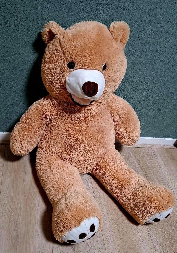 Mega knuffel teddybeer, Kinderen en Baby's, Speelgoed | Knuffels en Pluche, Ophalen, Beer, Zo goed als nieuw, Wasbaar
