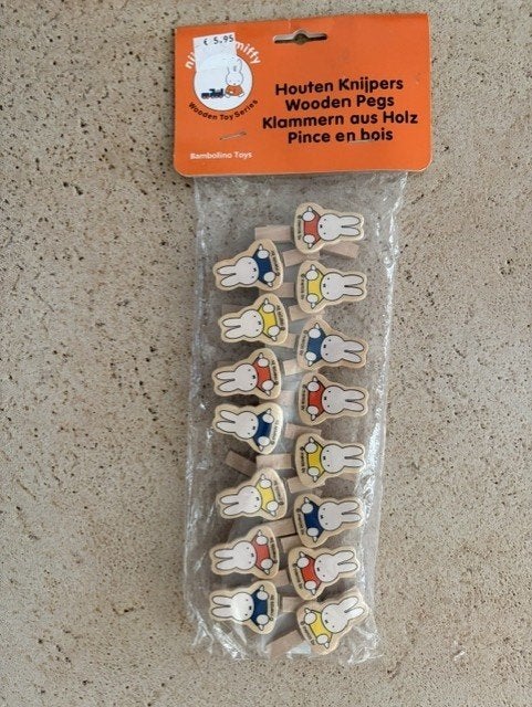 Nijntje Houten Knijpers - Bambolino Toys, Ophalen of Verzenden, Nieuw
