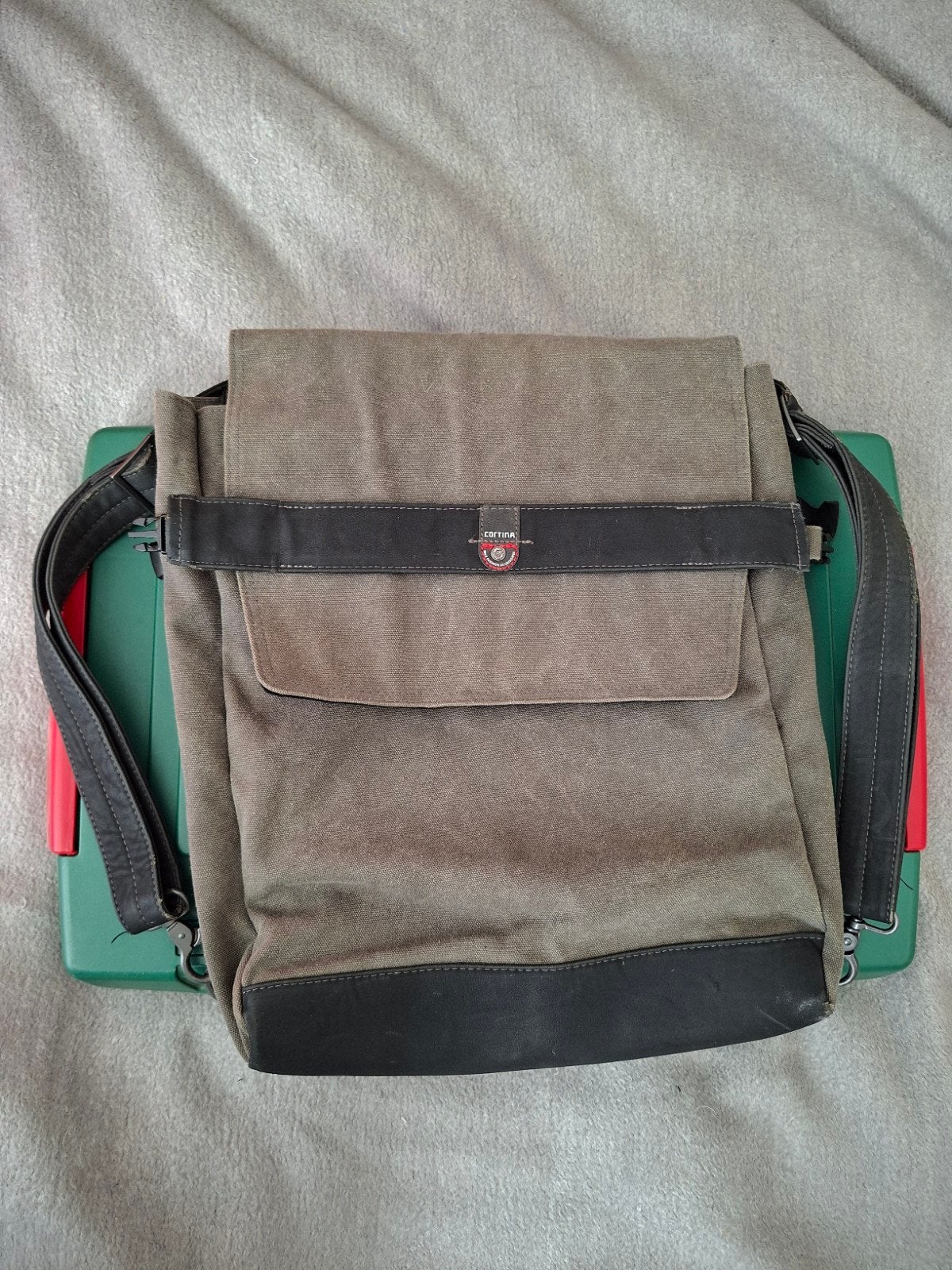 Cortina Munich Messenger Bag 13L Antraciet, Ophalen of Verzenden, Gebruikt, Cortina