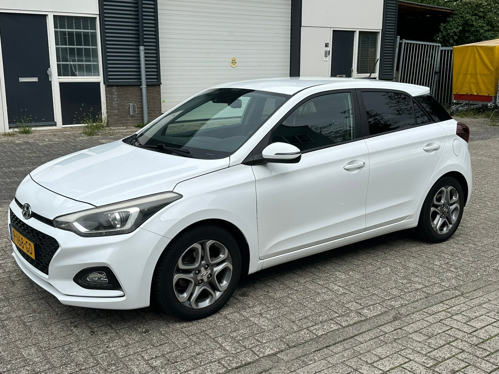 Hyundai i20 1.0 T-gdi Blue 100PK Aut 2018 Wit, Auto's, 450 kg, Zwart, Bedrijf, 99 pk