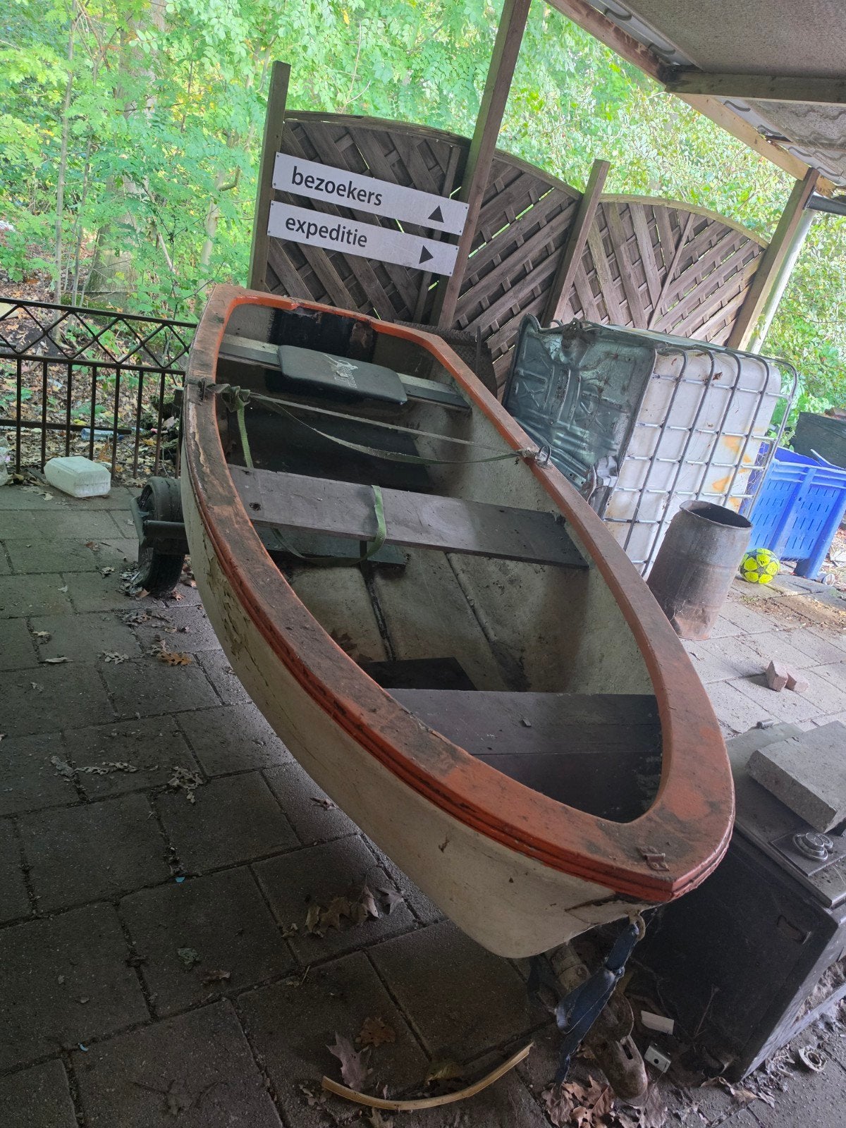 opknapper loop of sloop . bootje met trailer teab, Watersport en Boten, Ophalen of Verzenden, Gebruikt, Overige typen