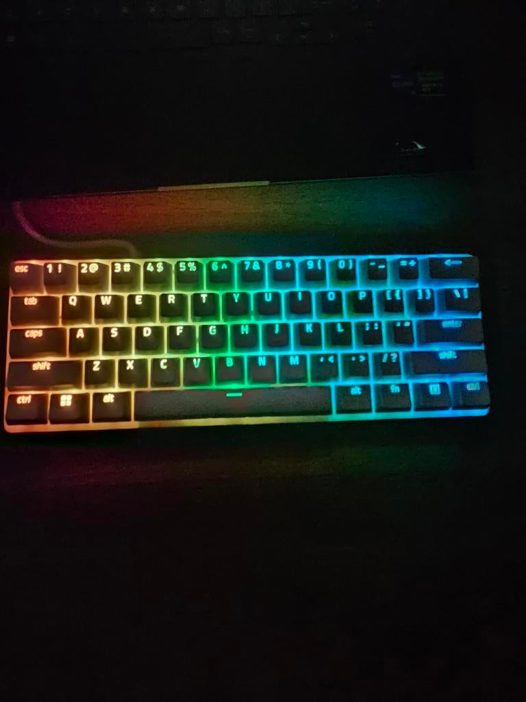 Razer Huntsman Mini Gaming Toetsenbord - RGB - QWERTY, Gaming toetsenbord, Ophalen of Verzenden, Zo goed als nieuw, Razer