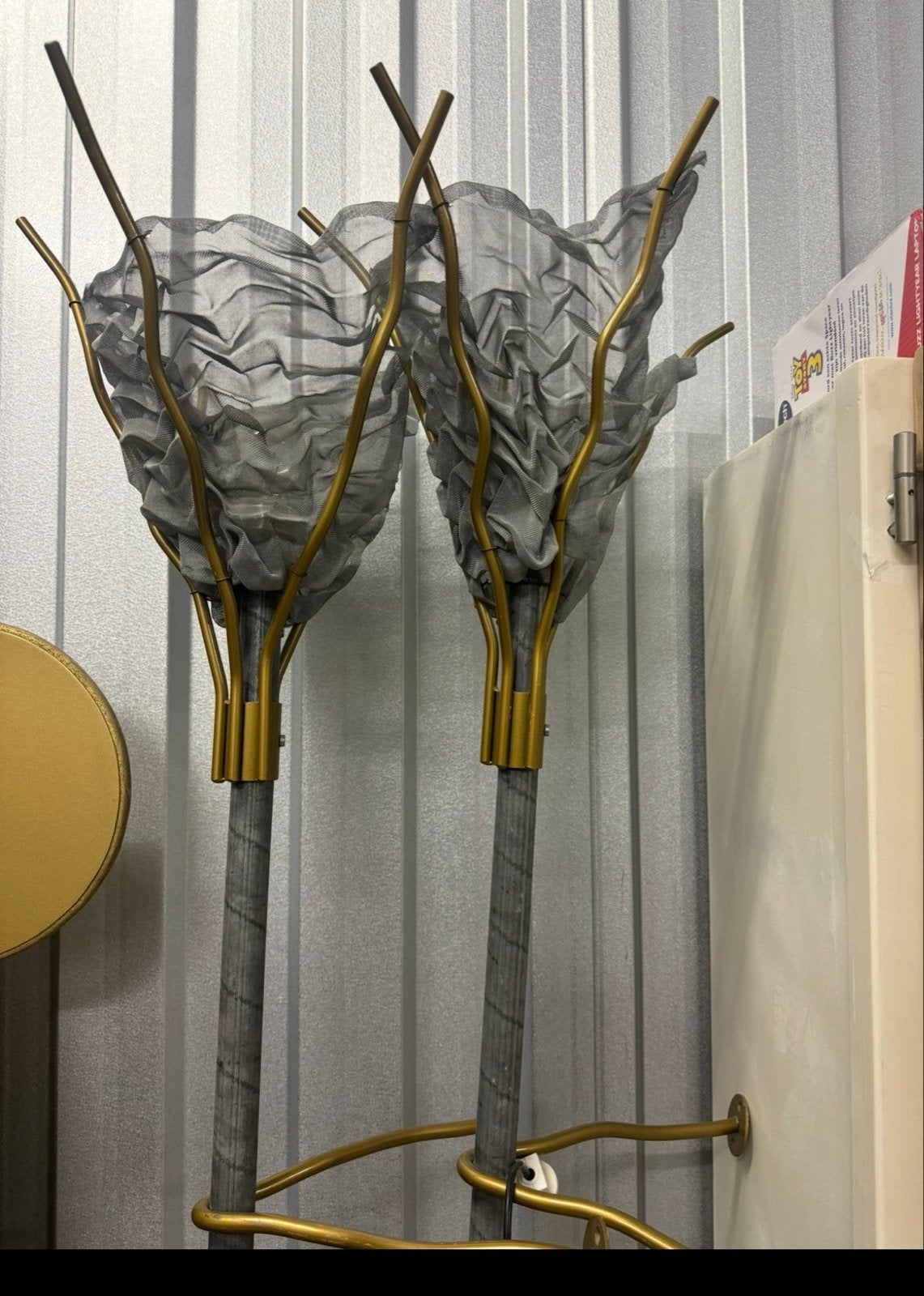 Unieke decoratieve lampen - Wandlamp – torch – Rob Eckhardt, Ophalen, Gebruikt, 100 tot 150 cm, Overige fittingen