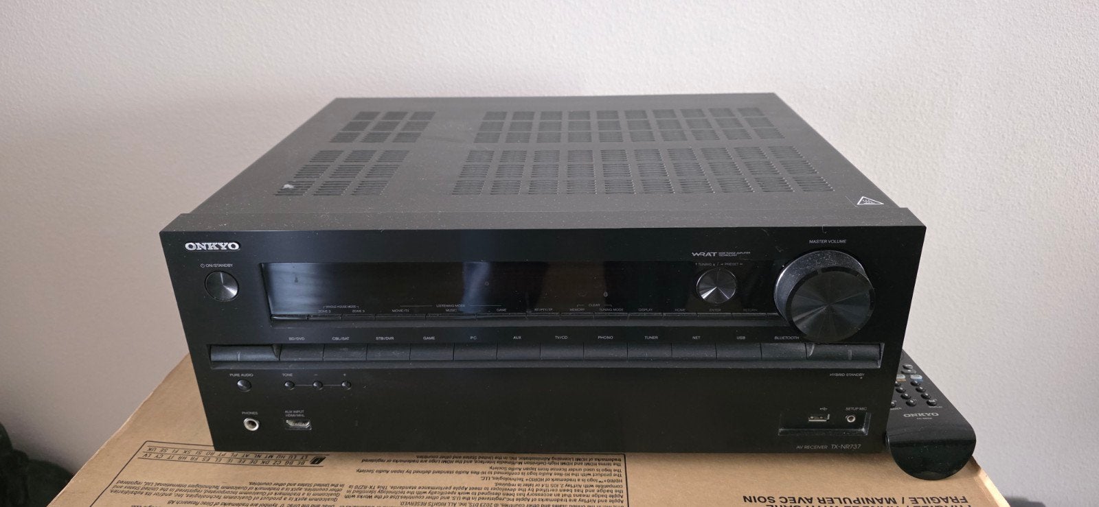 Versterker, vloer staanders, boekenplank speakers, Overige merken, 70 watt of meer, Ophalen of Verzenden, Overige spelers