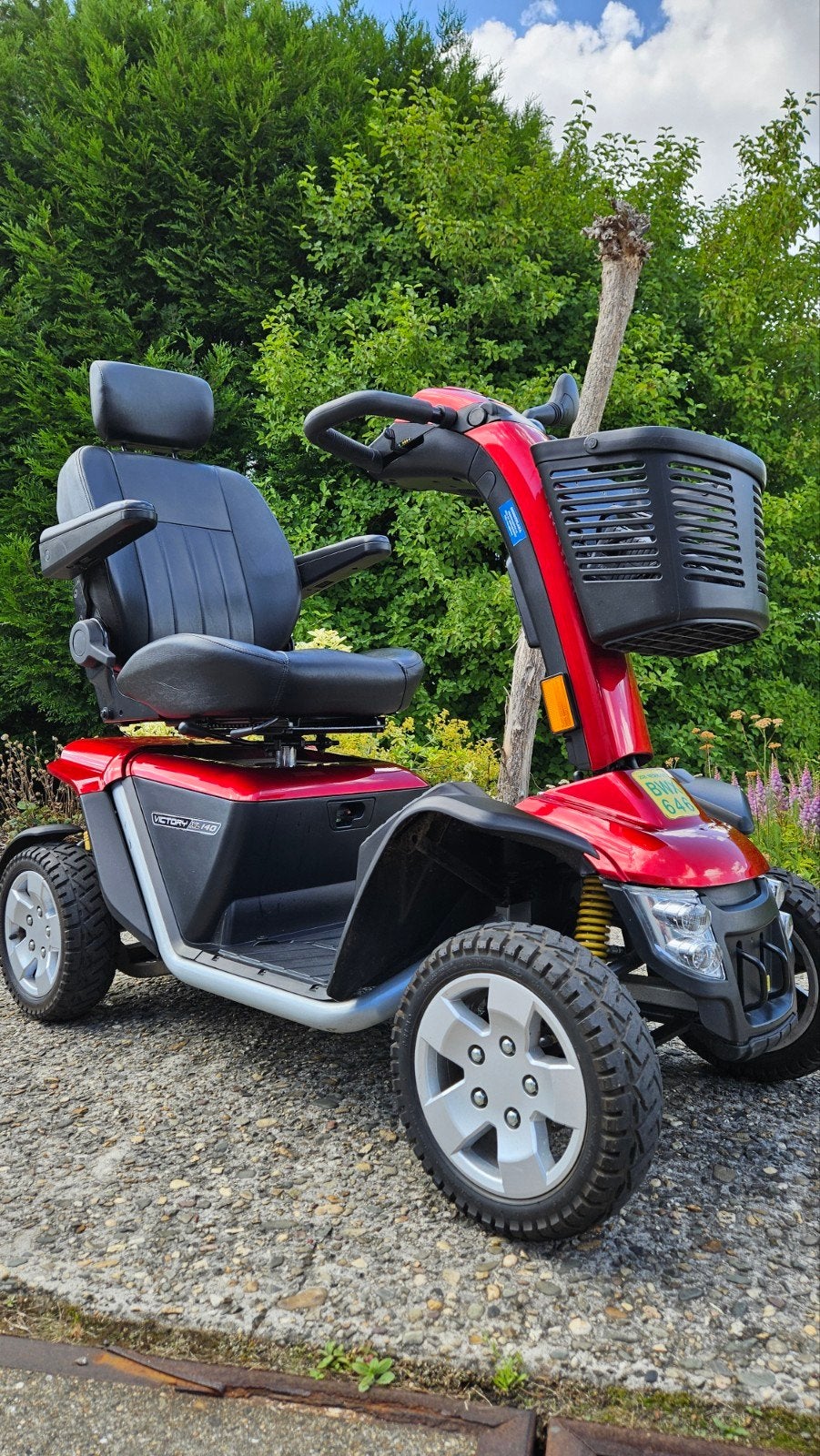 Pride Victory 140xl scootmobiel, 20 km/uur, Diversen, Ophalen, Zo goed als nieuw, Elektrische rolstoel