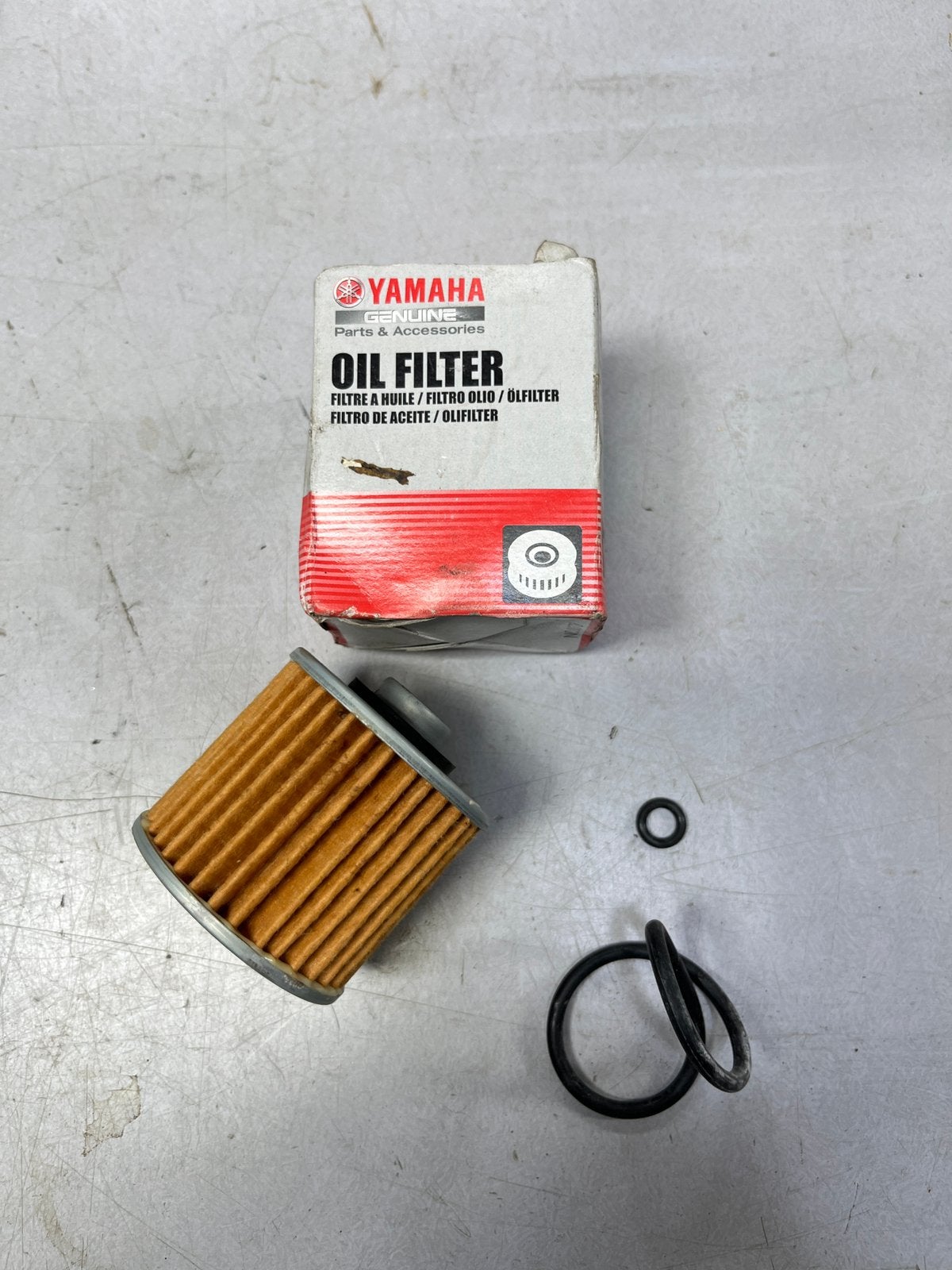 Yamaha XT600E. Oliefilter, Ophalen