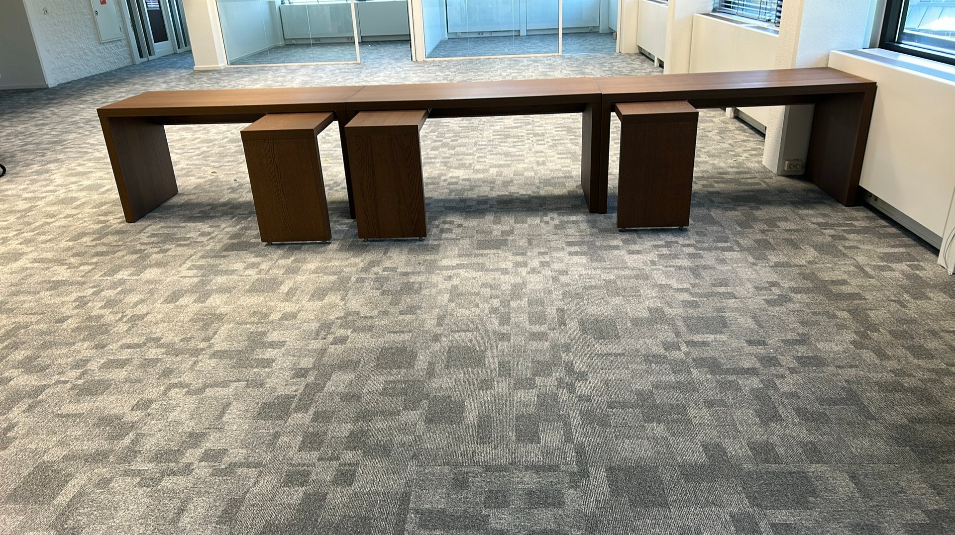 Ikea Malm bureau’s (3 stuks) - prijs voor alle 3, Ophalen, 100 tot 150 cm, 50 tot 100 cm, Zo goed als nieuw