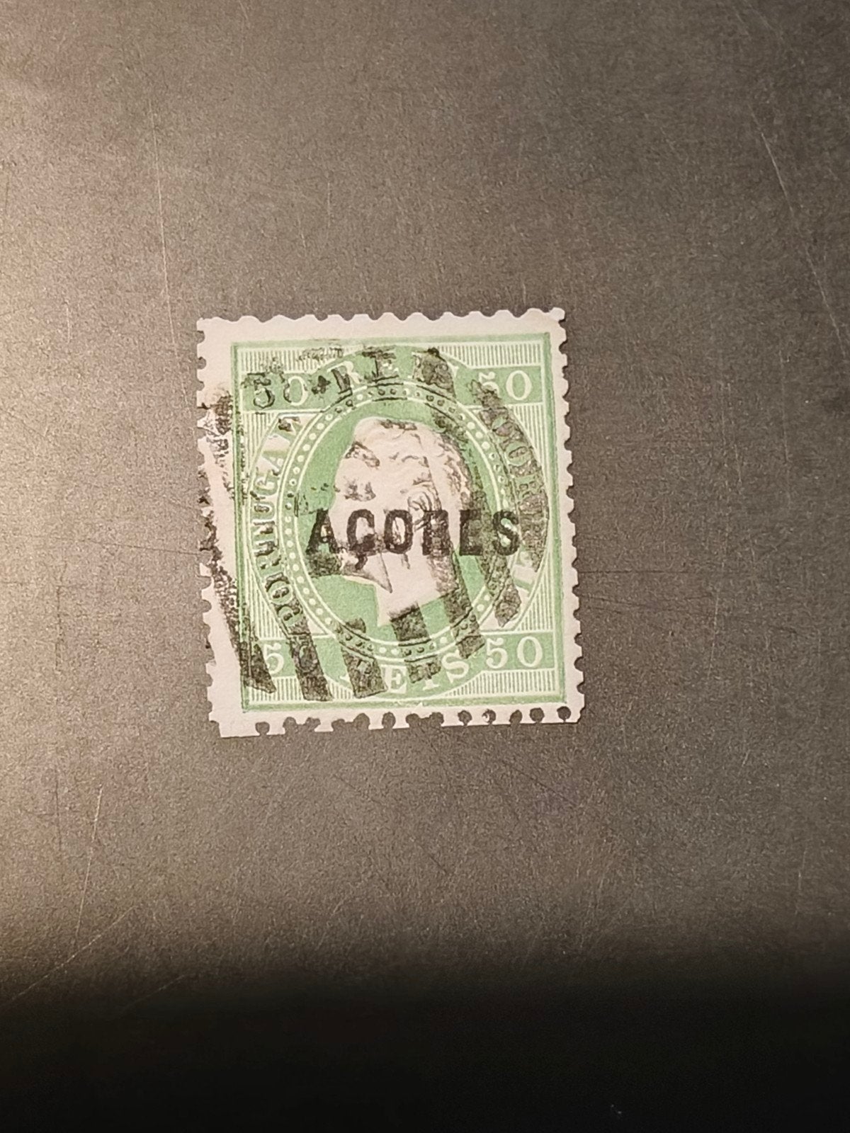 Azores 50 reis, Scott 26, Ophalen of Verzenden, Overige landen