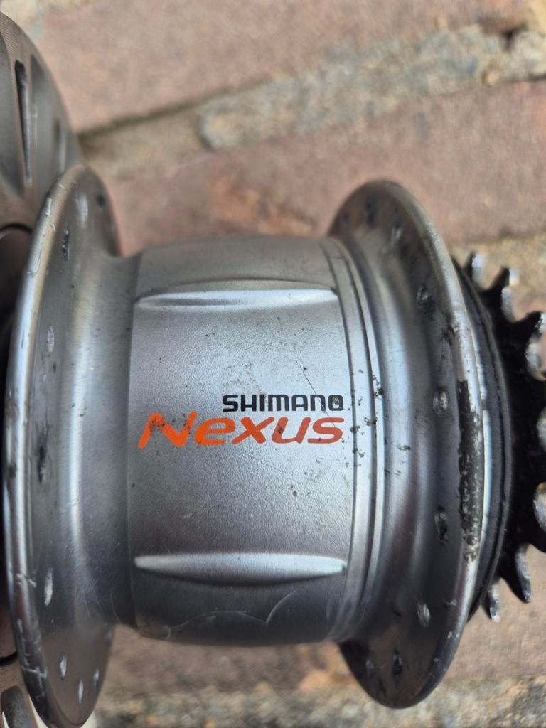 Shimano Nexus SG-8R31 Achternaaf in zeer redelijke staat, Fietsen en Brommers, Fietsonderdelen, Wiel, Shimano Nexus, Kinderfiets