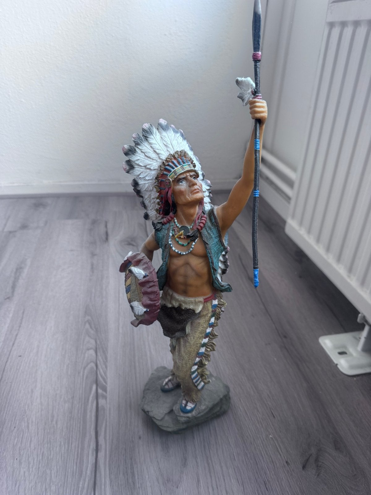 4 indianen beelden, Ophalen, Zo goed als nieuw, Mens