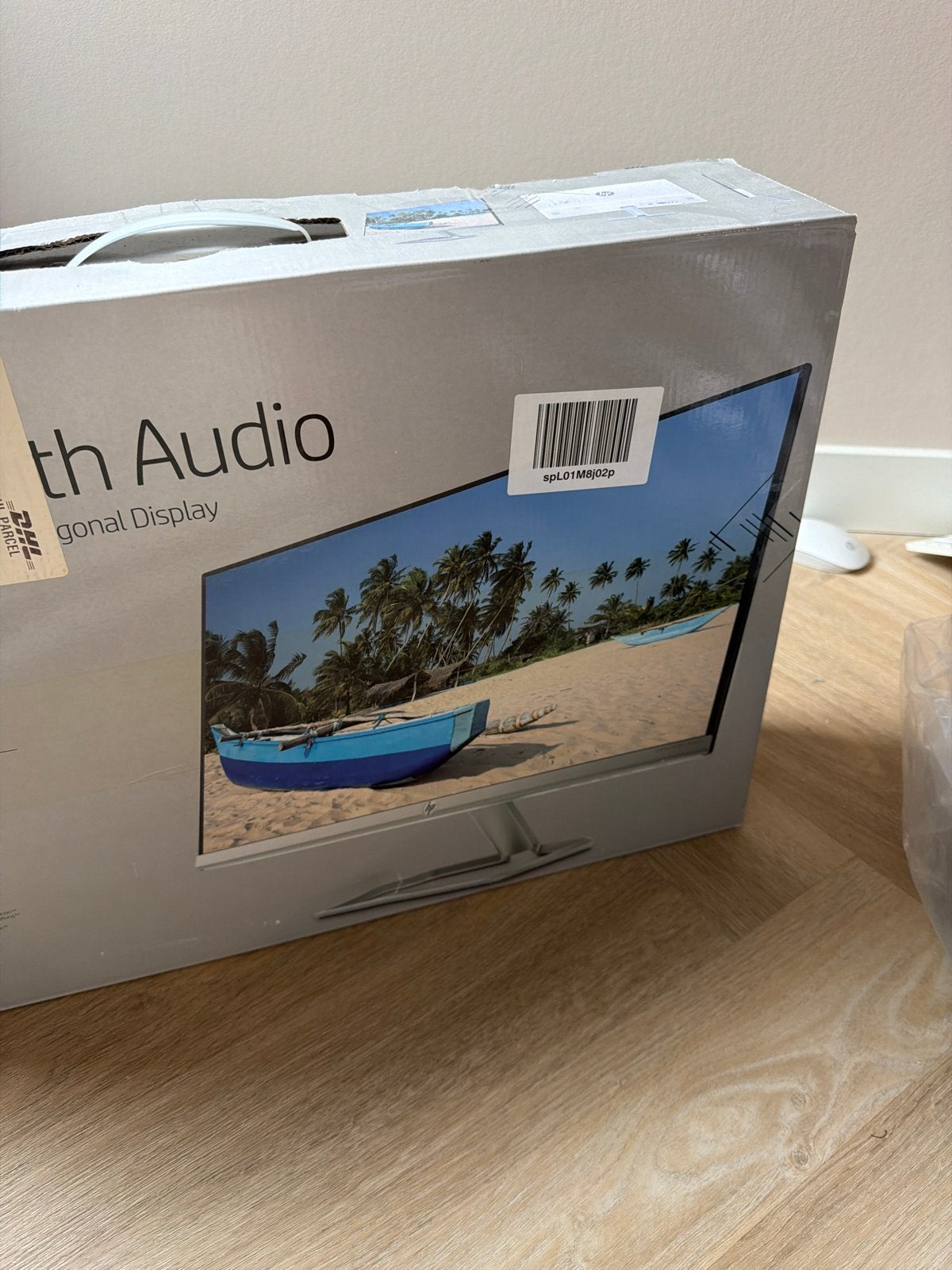 HP 24fw Monitor met Audio - 23,8 inch Scherm, Computers en Software, Monitoren, Verzenden, Zo goed als nieuw, Ingebouwde speakers