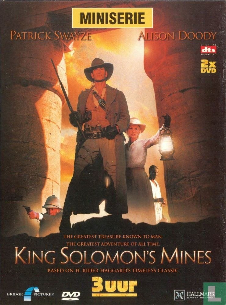 king solomon's mines ( patrick swayze, alison doody, Cd's en Dvd's, Vanaf 16 jaar, Ophalen of Verzenden, Zo goed als nieuw