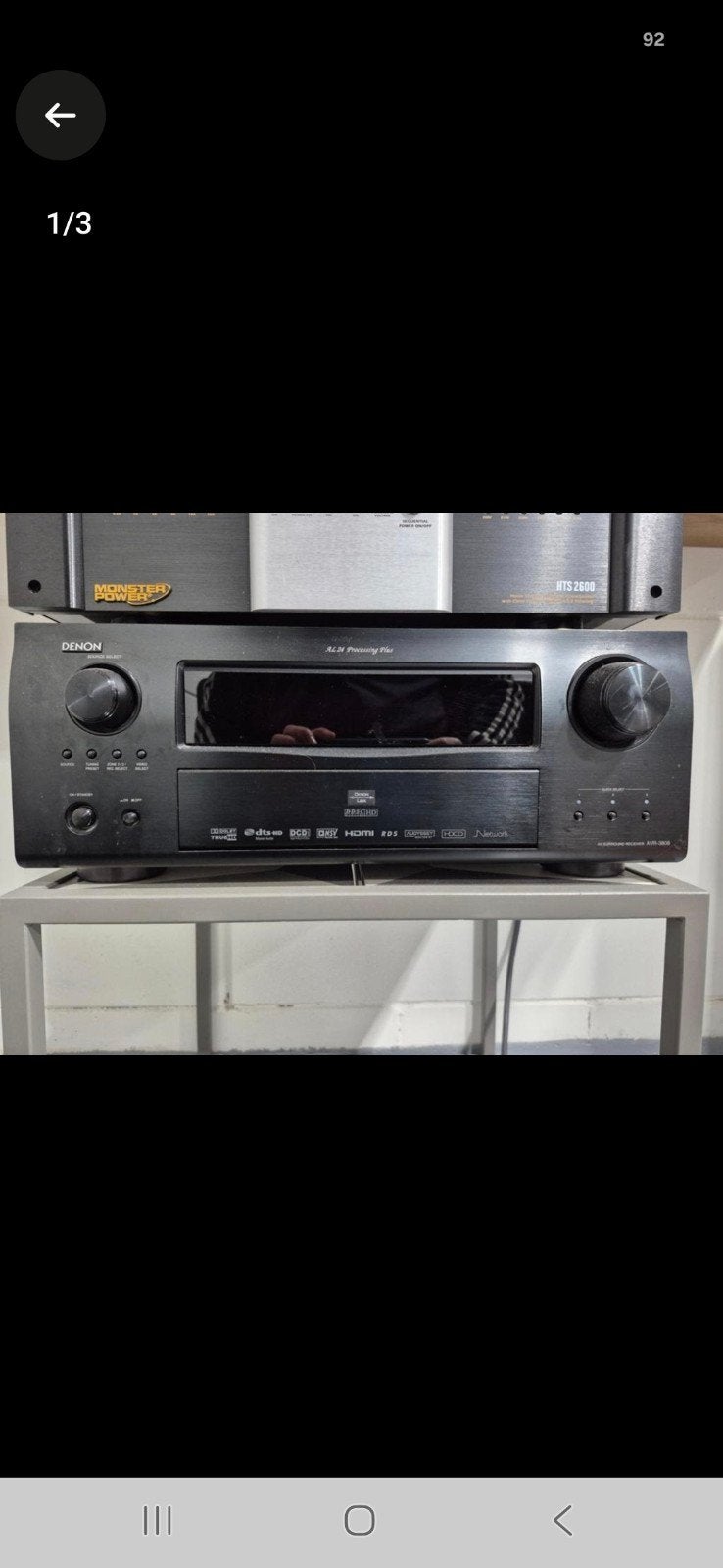 Denon AVR-3808 AV Surround Receiver - Topkwaliteit, Audio, Tv en Foto, Ophalen, Gebruikt, Denon, 120 watt of meer