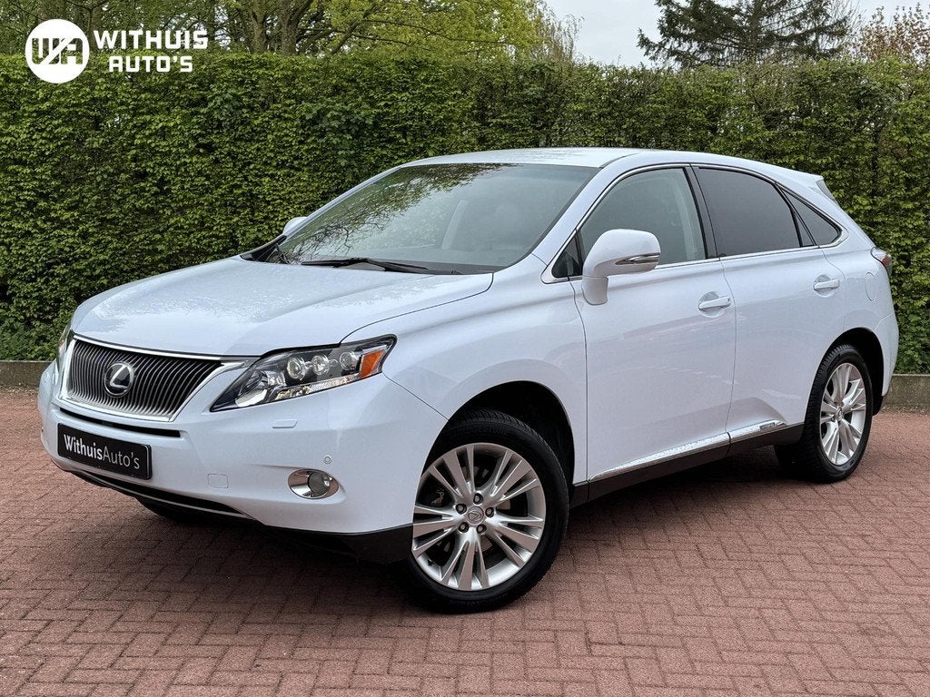 Lexus RX 450h 4WD Executive Trekhaak Nette Auto, Auto's, Lexus, Automaat, Euro 5, Gebruikt, Wit