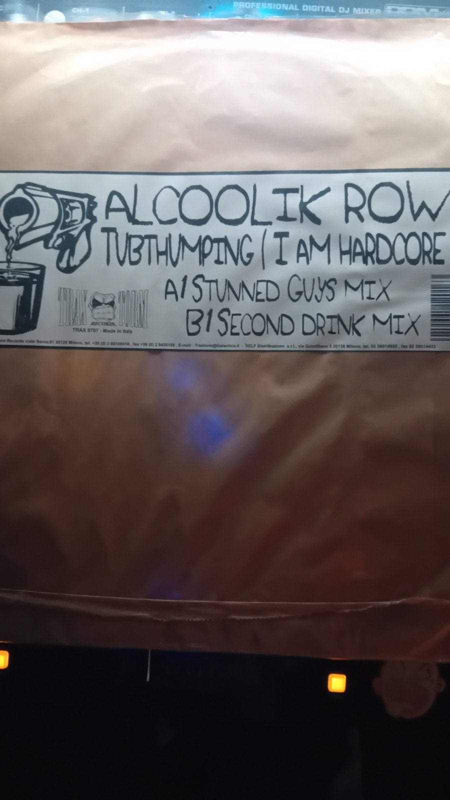 Alcoolic row  Tubhumping, Hardcore, Verzenden, Zo goed als nieuw, EP
