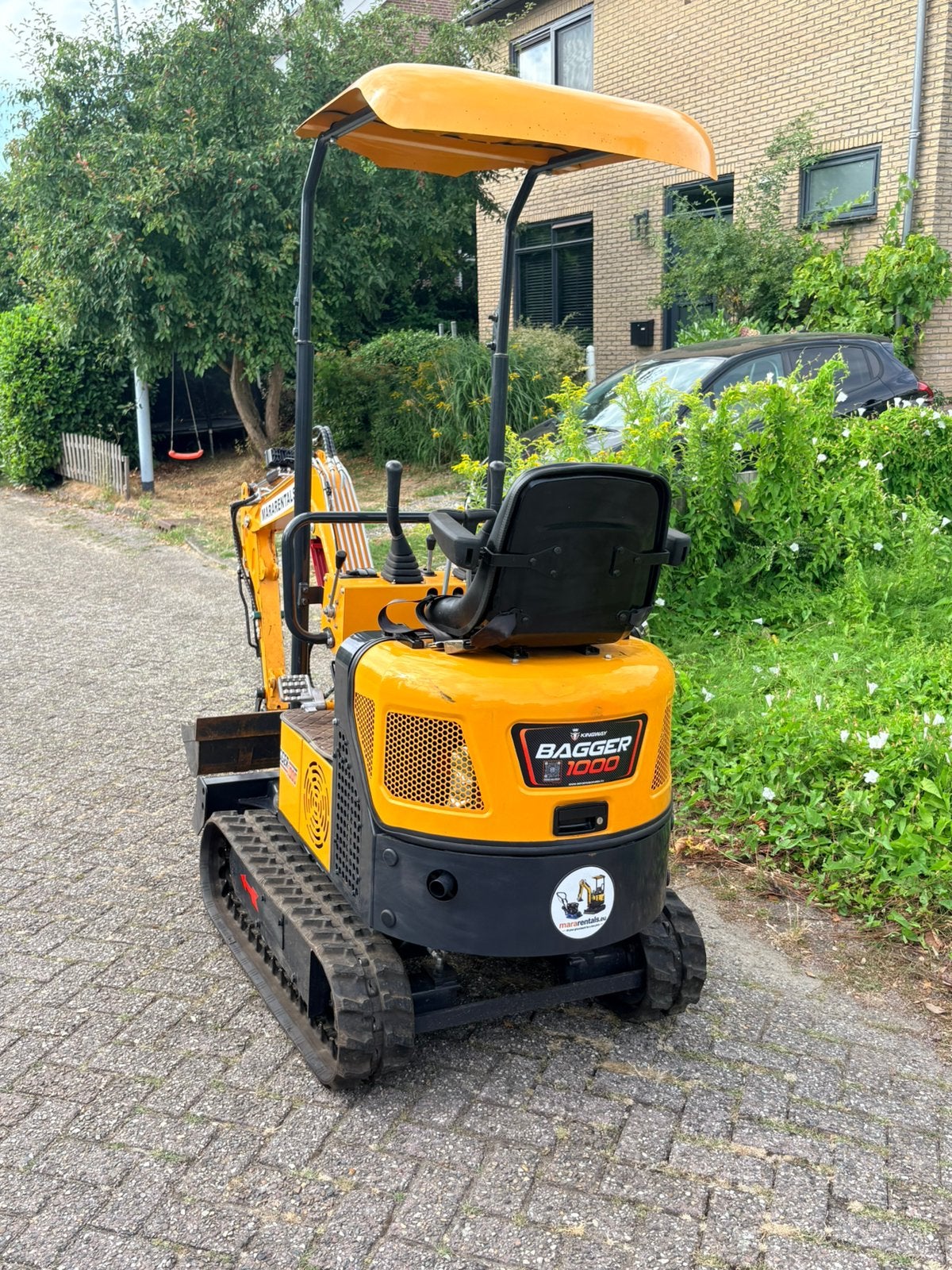 Minigraver te huur, Tuin en Terras, Ophalen of Verzenden
