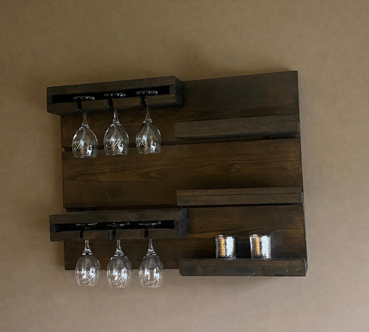 Wandrek van steigerhout, Ophalen, Zo goed als nieuw, Wandbord of Wandpaneel, Zwart