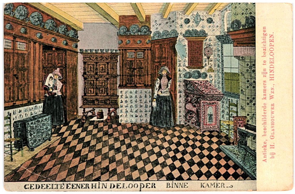 969318	Hindeloopen	 	Niet gelopen, Ophalen of Verzenden, 1920 tot 1940, Ongelopen, Friesland