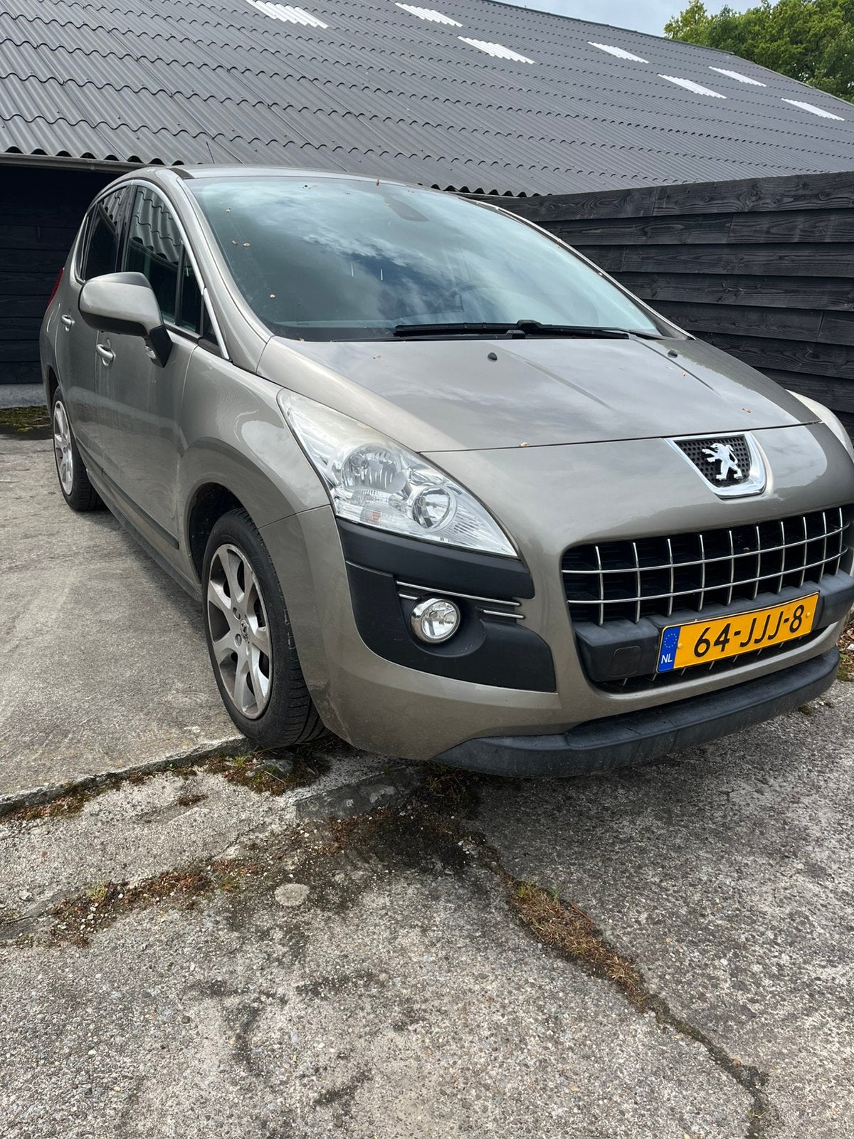 Peugeot 3008 1.6 VTI 2009 Grijs, Voorwielaandrijving, 1374 kg, Stof, 4 cilinders