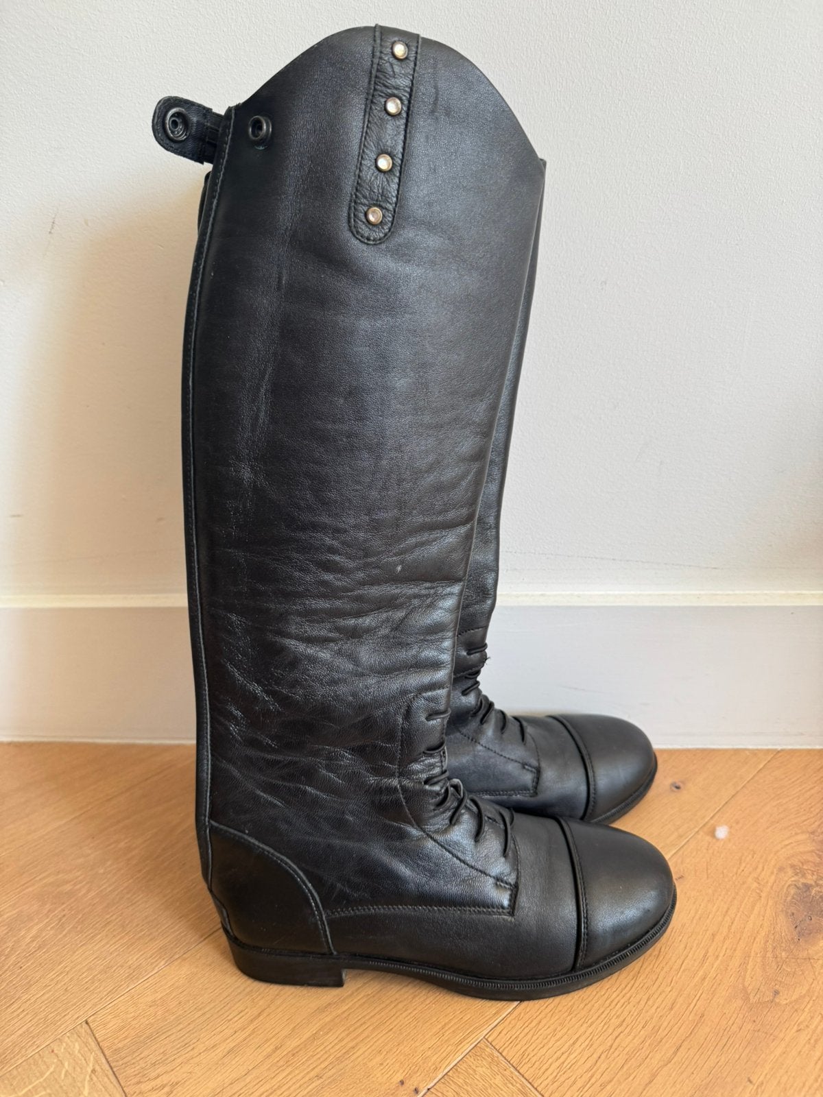 Horka leren paardrijlaarzen maat 37, Dieren en Toebehoren, Ophalen of Verzenden, Zo goed als nieuw, Dressuur, Schoeisel