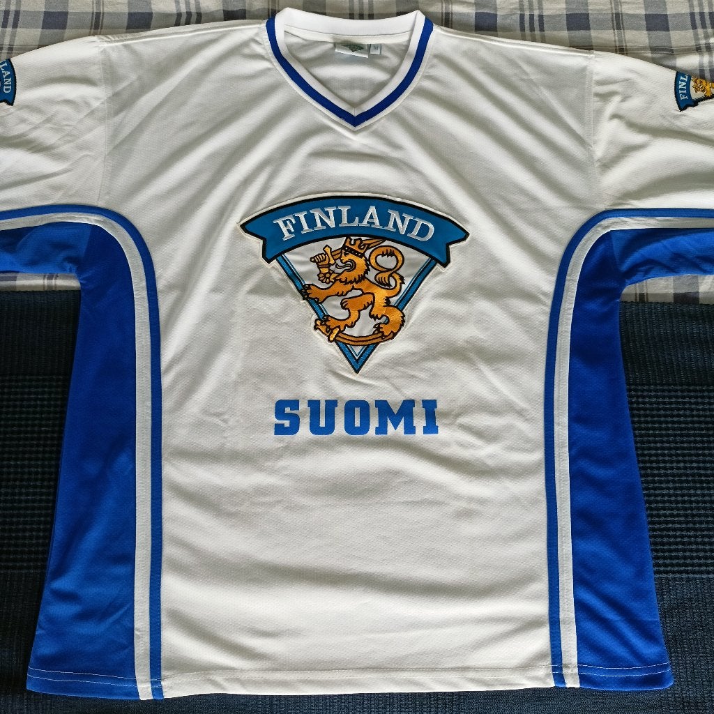 Finland / Suomi ijshockeyshirt – maat M – als nieuw, Sport en Fitness, Ophalen of Verzenden, Nieuw, Kleding