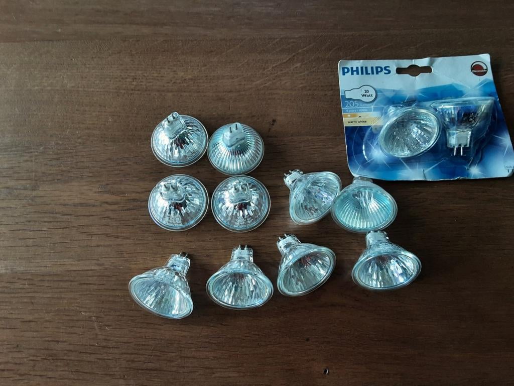 Halogeen lampjes 20 watt 205 lumen, Ophalen of Verzenden