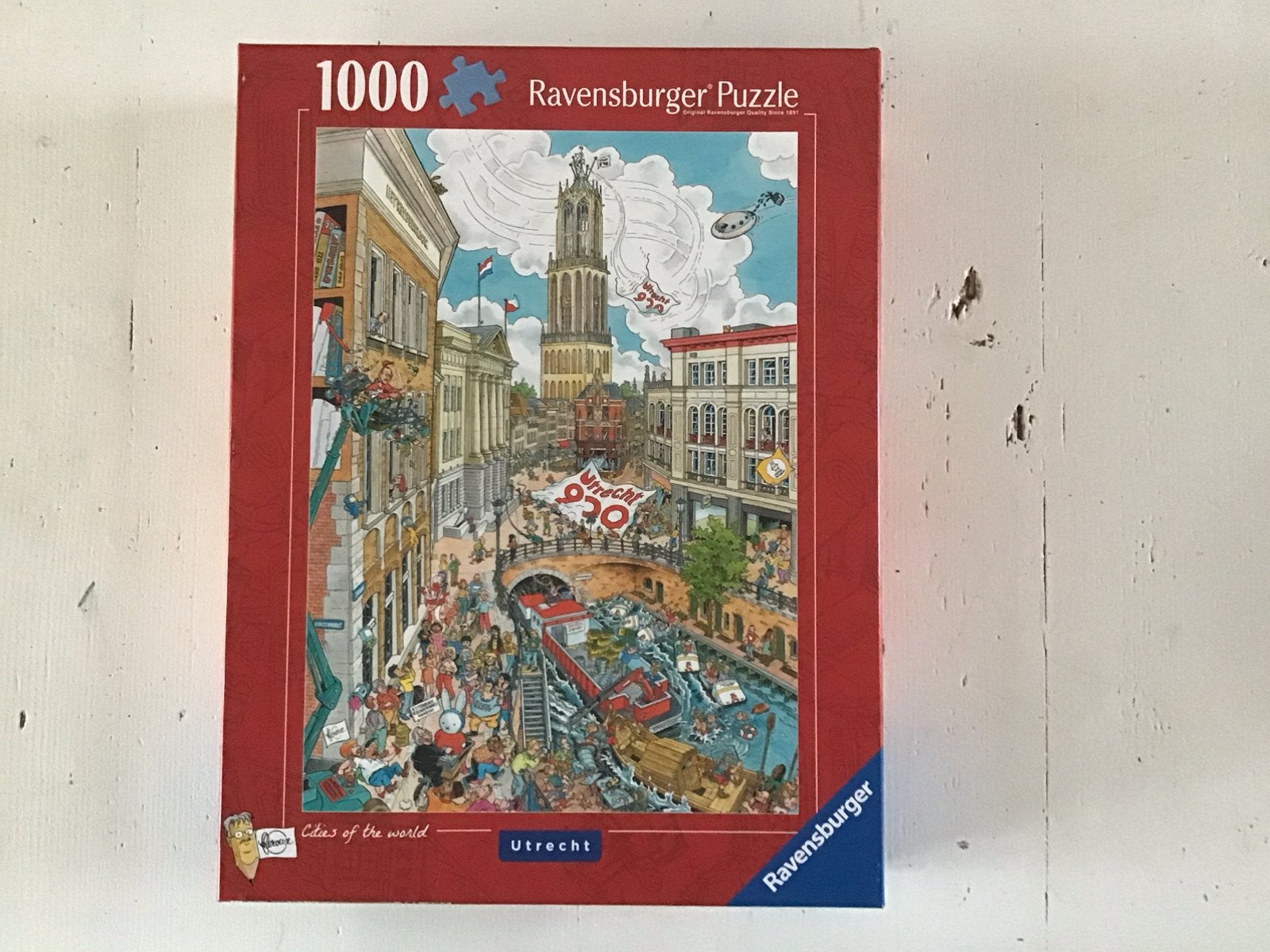 Legpuzzel puzzle puzzel Utrecht Ravensburger, Ophalen of Verzenden, 500 t/m 1500 stukjes, Gebruikt, Legpuzzel