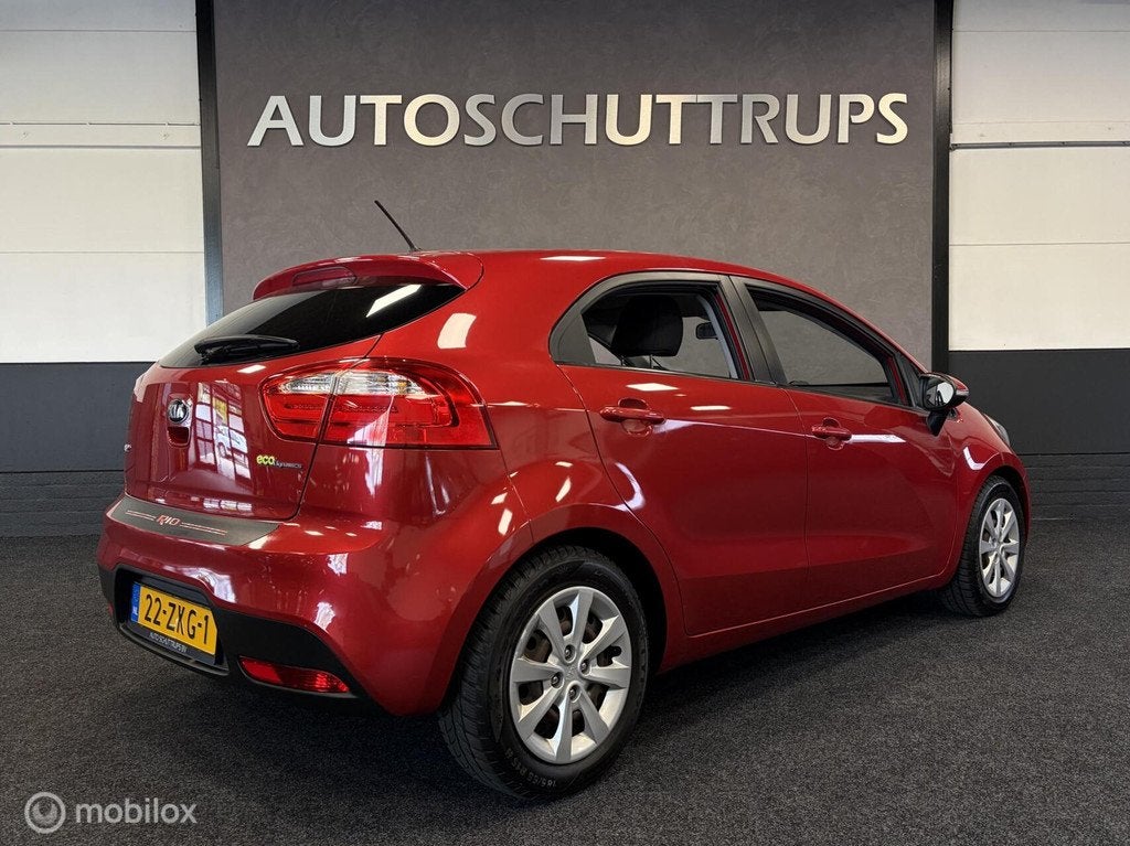 Kia Rio 1.2 CVVT Plus Pack AIRCO / CDV / ELEK.PAKKET / GOED, Euro 5, Zwart, 4 cilinders, Origineel Nederlands