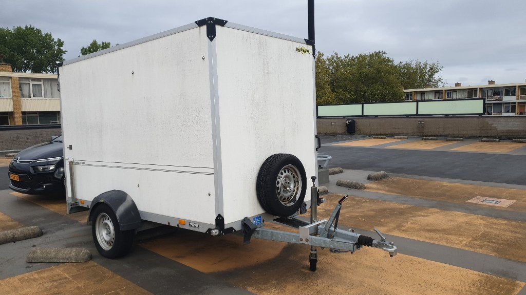 Nette dichte aanhangwagen Humbauer - incl. reservewiel, Ophalen, Gebruikt