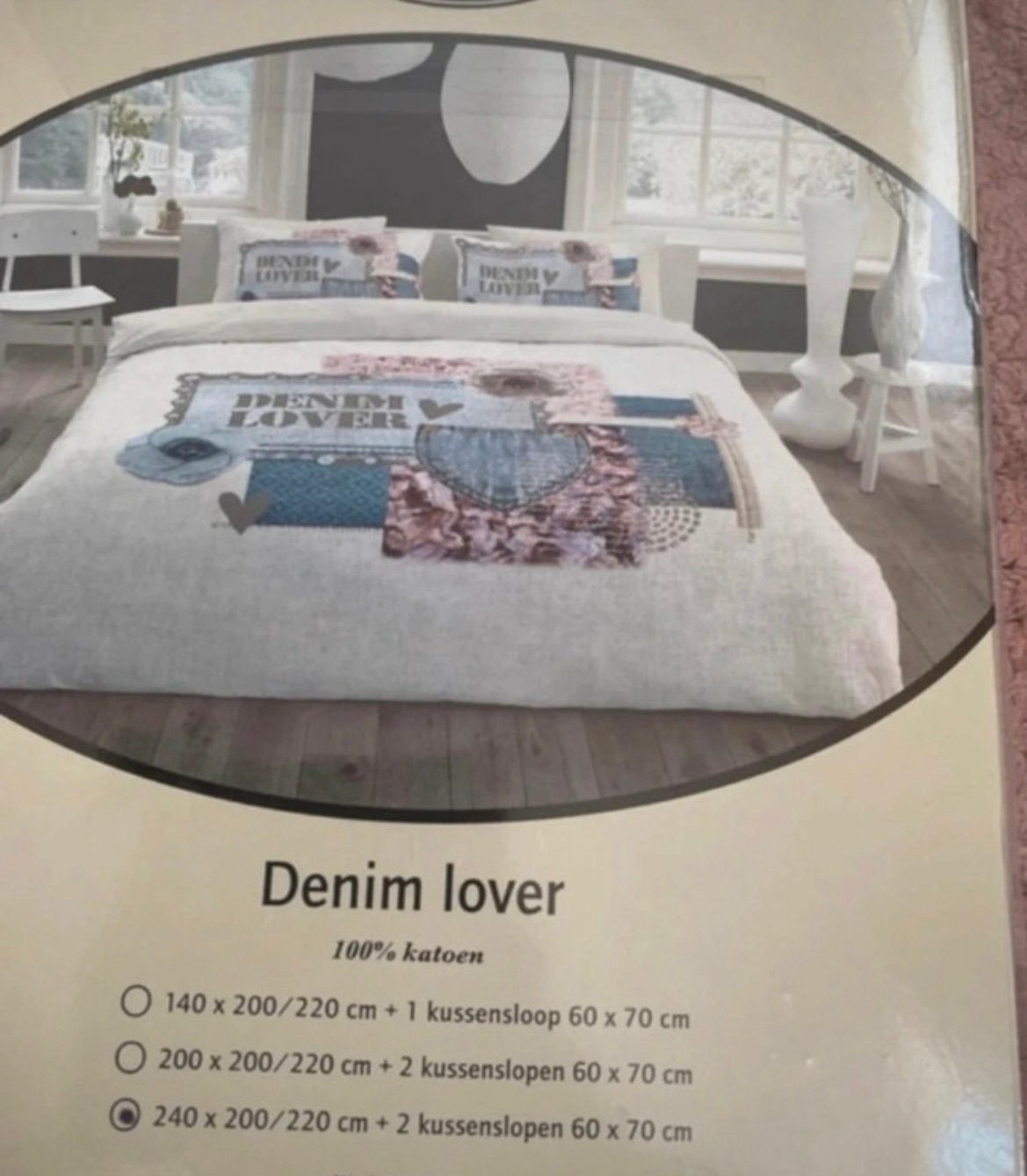 Dekbedovertrek, Huis en Inrichting, Slaapkamer | Beddengoed, Ophalen of Verzenden, Zo goed als nieuw, Tweepersoons, Dekbedovertrek