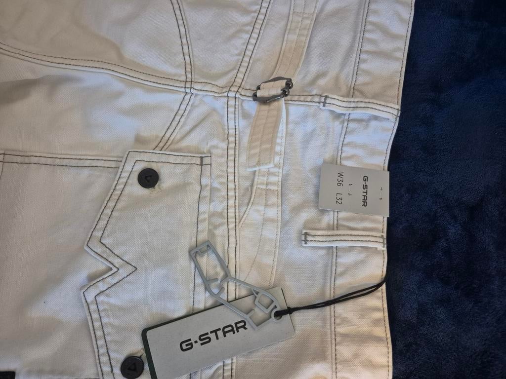 Nieuwe G-STAR 3D Loose Jeans - Fader Chalkstone - W36 L32, Beige, G-STAR, Nieuw, Overige maten