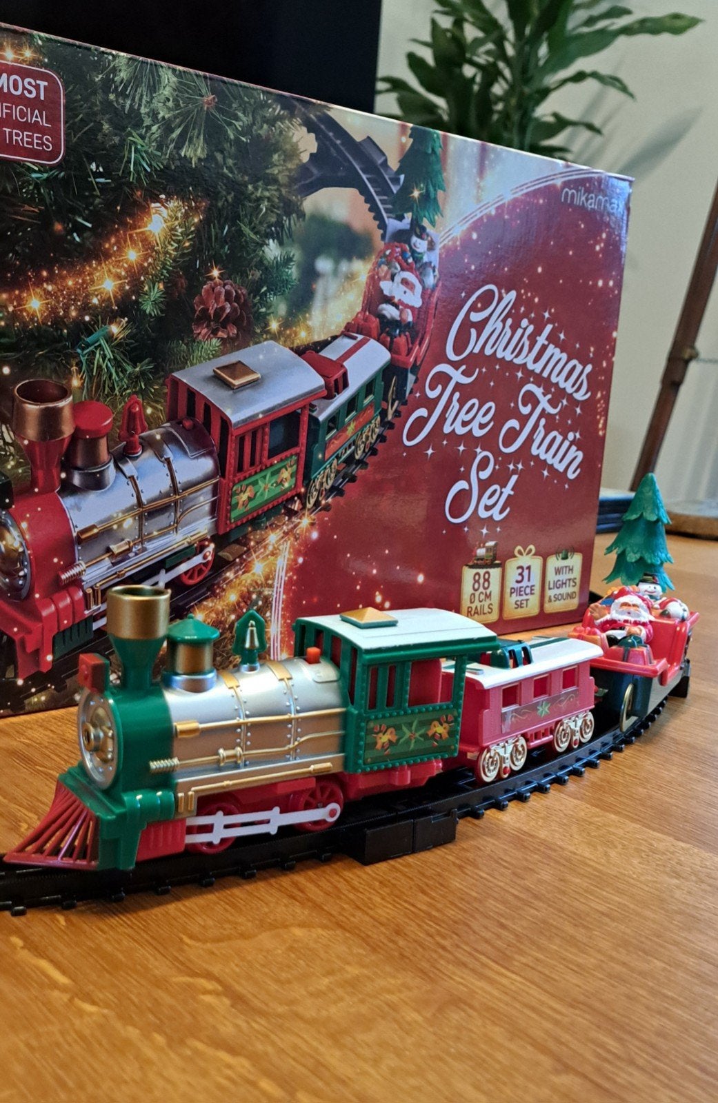 Dit is de MikaMax Christmas Tree Train Set (31-delig), Ophalen of Verzenden, Nieuw