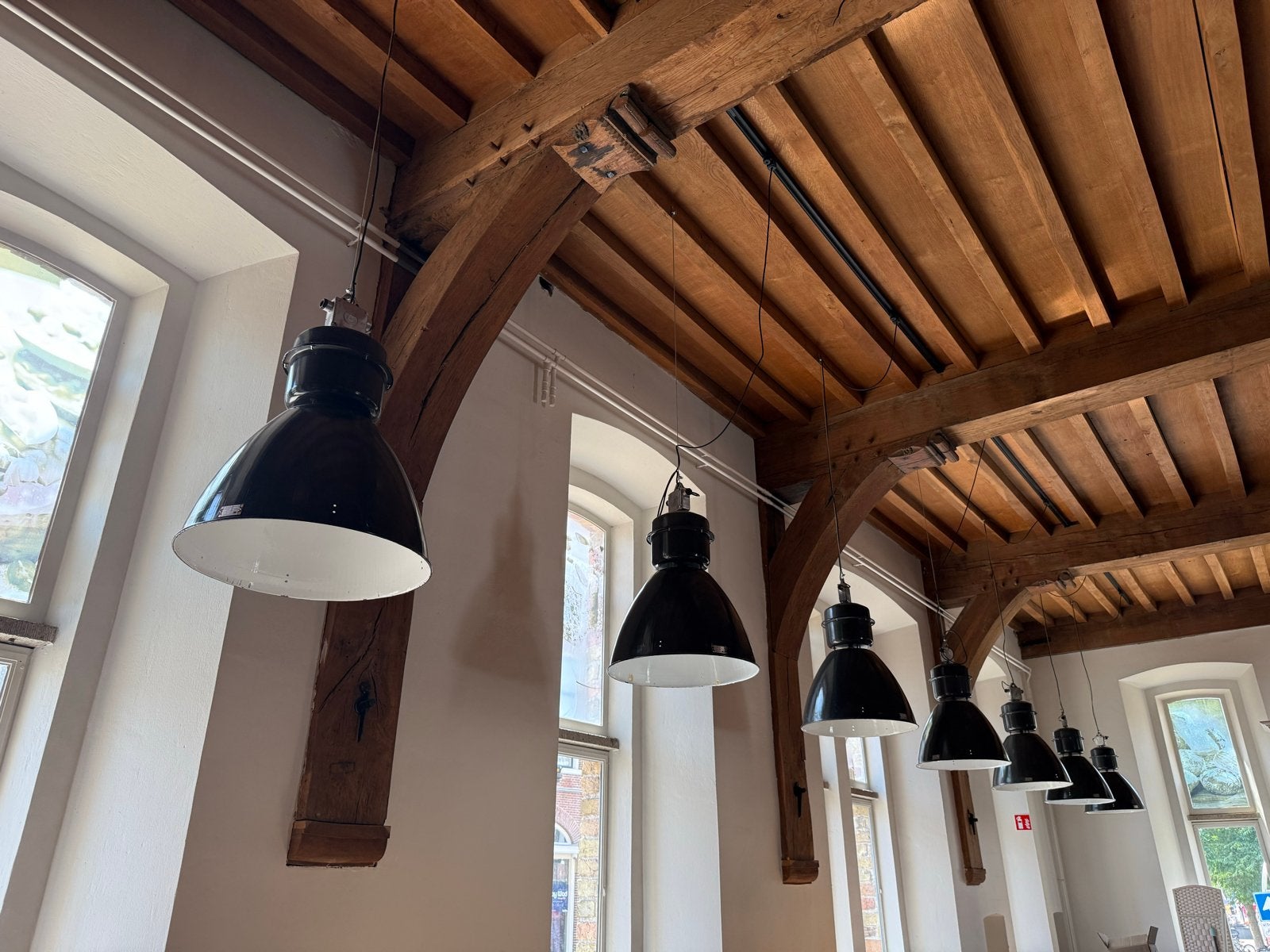 8 Industriële Hanglampen - Vintage Design uit Tsjechoslowaki, Ophalen