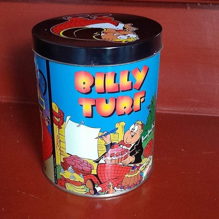 Rond blik. Billy Turf, Verzamelen, Ophalen of Verzenden, Gebruikt, Overige