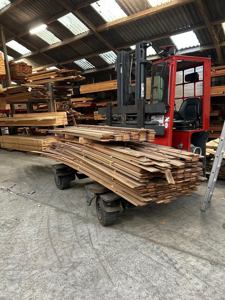 Red Cedar partijen - Saunaschroot, Zweeds Rabat & Shutter, Doe-het-zelf en Verbouw, Hout en Planken, Nieuw, Plank, Overige houtsoorten