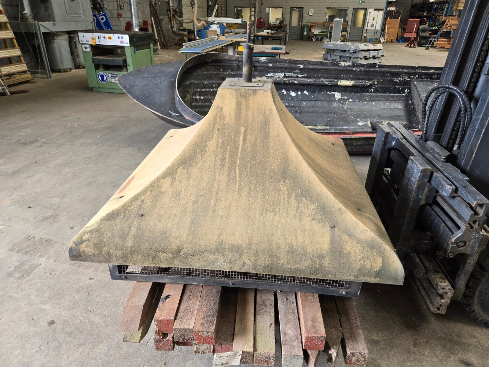 Schoorsteenkap, Huis en Inrichting, Ophalen, Hout, Houtkachel