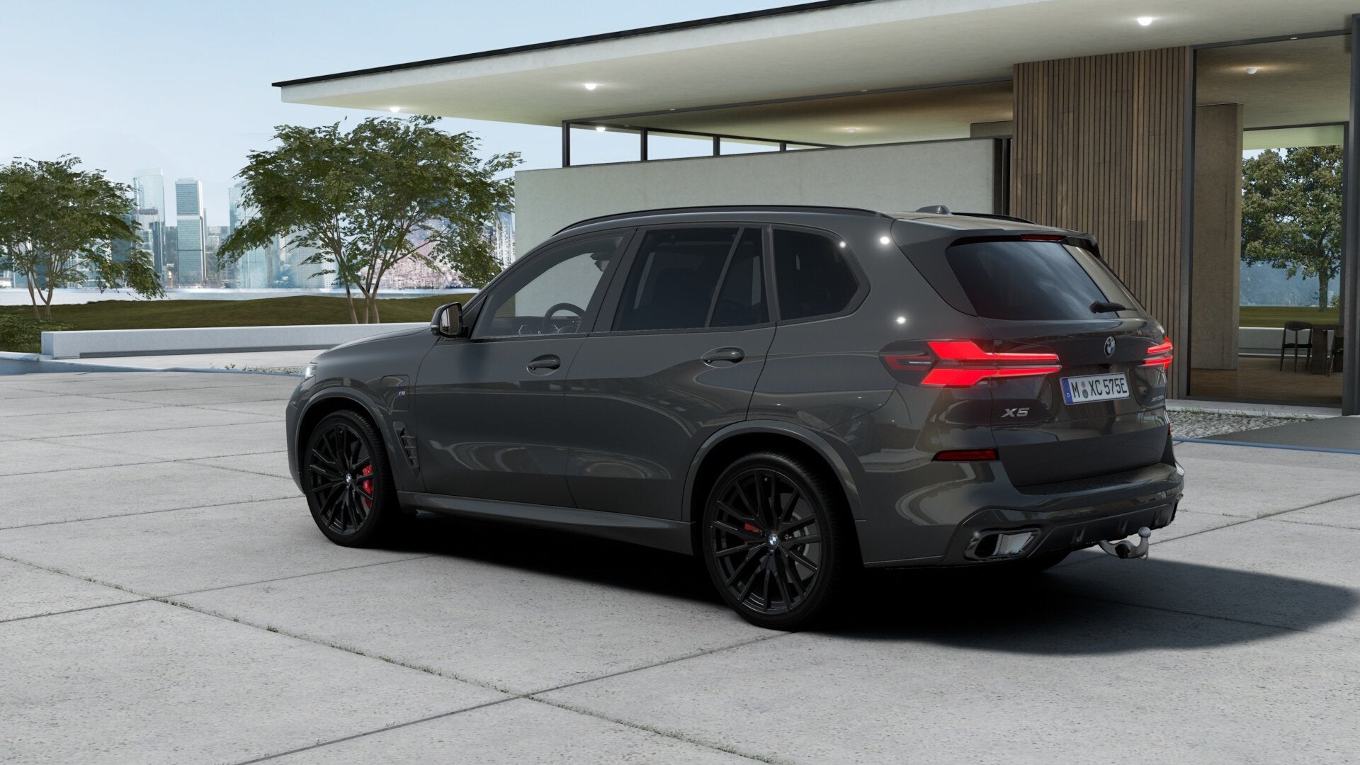 BMW X5 xDrive50e M Sport Automaat / Panoramadak Sky Lounge /, Auto's, BMW, Automaat, 2395 kg, Leder, Bedrijf