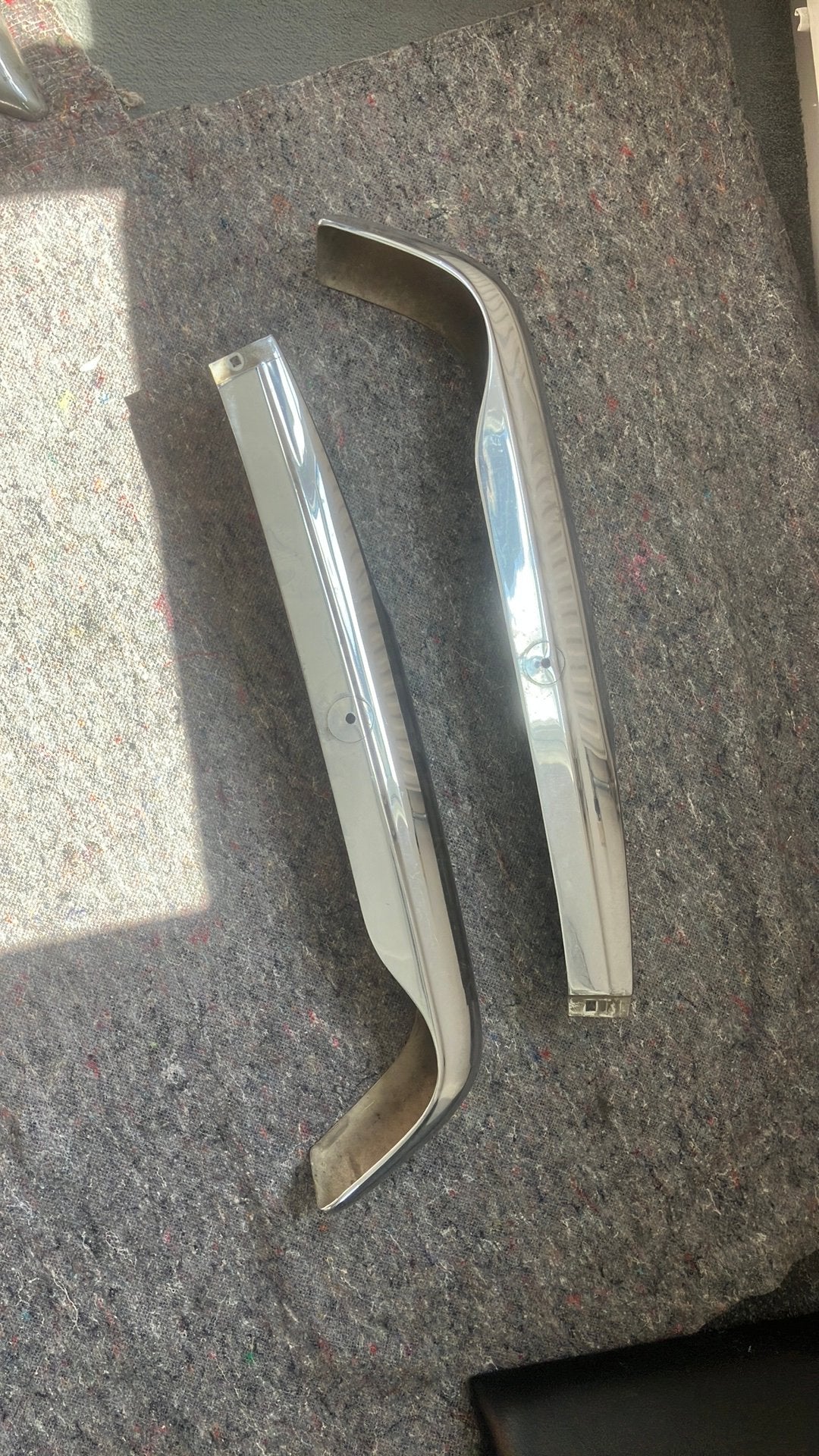 Metcedes bumper chroom goede staat w116, Auto-onderdelen, Gebruikt, Ophalen of Verzenden, Bumper, Links